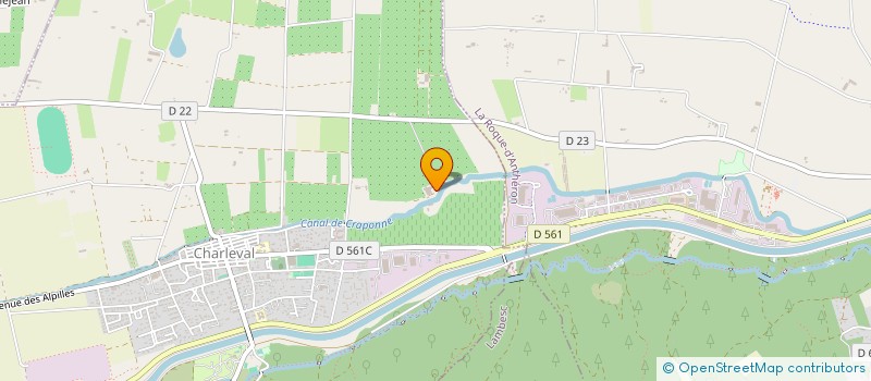 localisation de l'entreprise SCEA DOMAINE DE SAINTE CROIX  CHARLEVAL