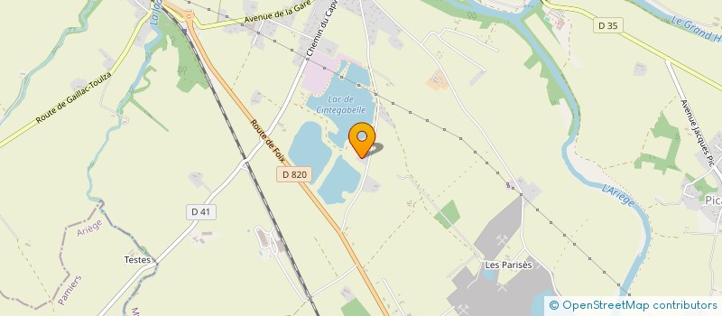 localisation de l'entreprise SCEA DOMAINE DE TALAPA à CINTEGABELLE
