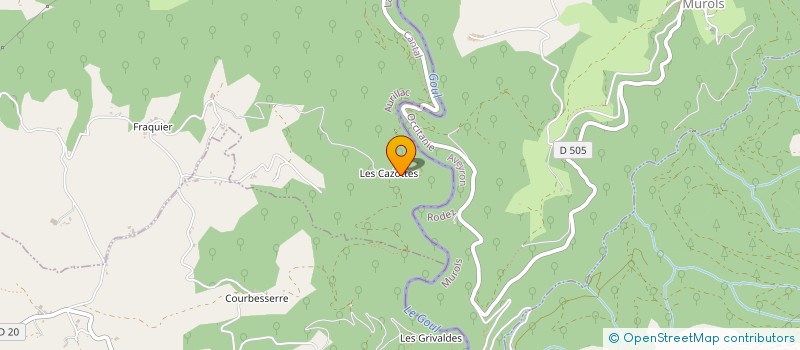 localisation de l'entreprise SCEA DOMAINE DES CAZOTTES à LADINHAC