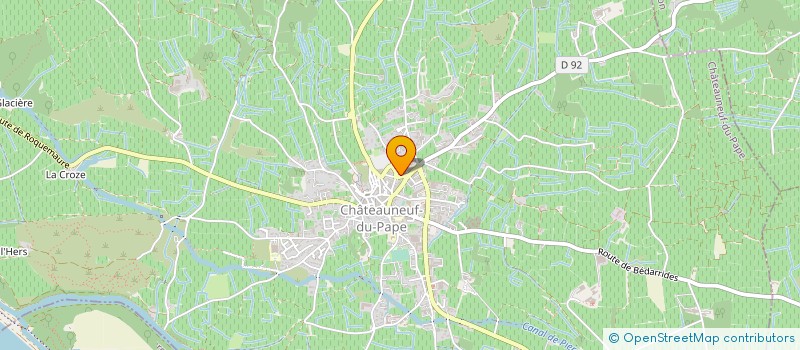 localisation de l'entreprise SCEA DOMAINE DES SENECHAUX à CHATEAUNEUF-DU-PAPE