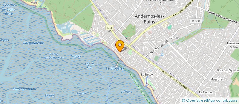 localisation de l'entreprise SCEA DOMAINE DU GALIP  ANDERNOS-LES-BAINS