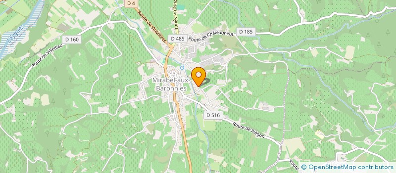 localisation de l'entreprise SCEA DOMAINE DU LAUTARET  MIRABEL-AUX-BARONNIES