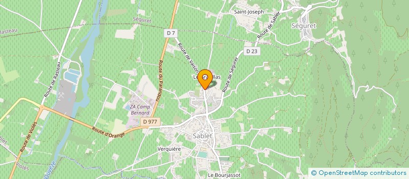 localisation de l'entreprise SCEA DOMAINE DU POURRA  SABLET