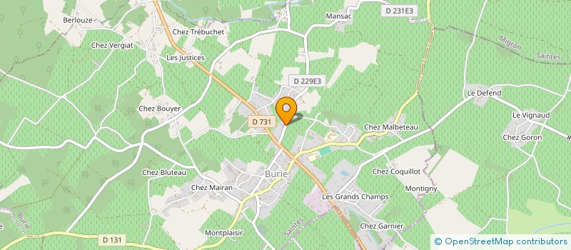 localisation de l'entreprise SCEA DOMAINE DU PUITS FAUCON  BURIE