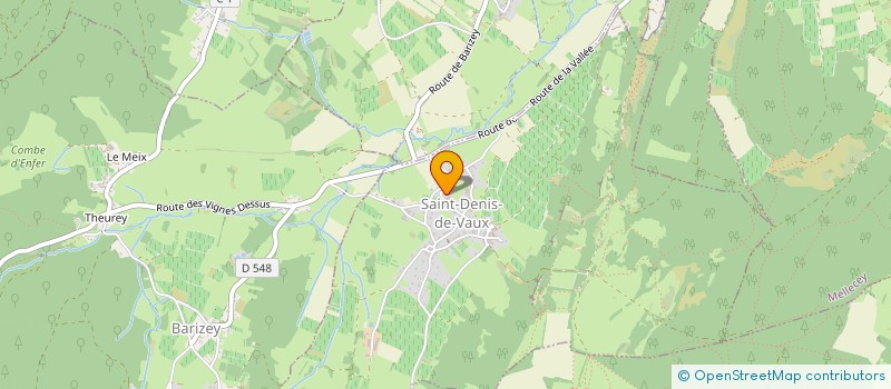 localisation de l'entreprise SCEA DOMAINE DUCHESNE FRERES  SAINT-DENIS-DE-VAUX