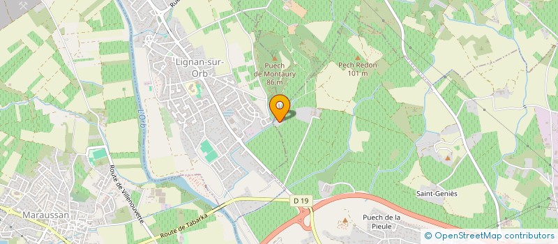 localisation de l'entreprise SCEA DOMAINE HORTES à BEZIERS