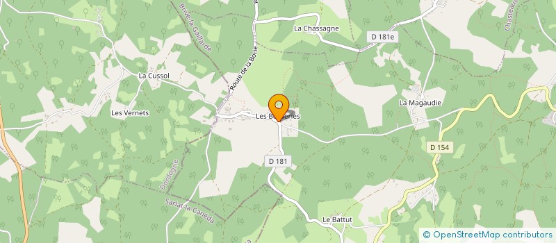 localisation de l'entreprise SCEA DOMAINE ISAAC  LISSAC-SUR-COUZE