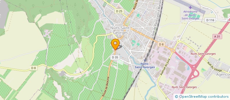 localisation de l'entreprise SCEA DOMAINE JAVOUHEY à NUITS-SAINT-GEORGES