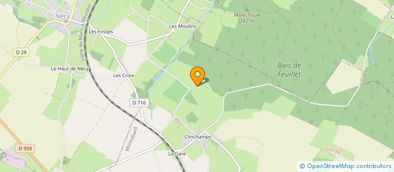 localisation de l'entreprise SCEA DOMAINE LA TOUCHE - MONTABARD à MONTABARD