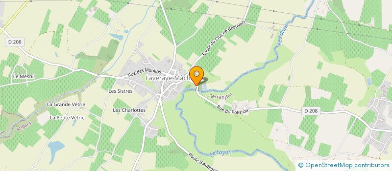 localisation de l'entreprise SCEA DOMAINE LEDUC FROUIN à TERRANJOU