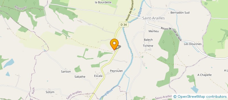 localisation de l'entreprise SCEA DOMAINE NUX à BARRAN