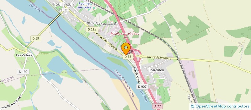 localisation de l'entreprise SCEA DOMAINE PETIT ET FILLE à POUILLY-SUR-LOIRE