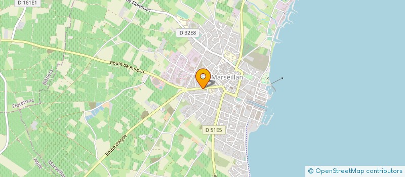 localisation de l'entreprise SCEA DOMAINE ST VICTOR à MARSEILLAN