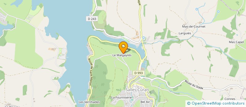 localisation de l'entreprise SCEA DOMAINE TESSEYRE  CURAN