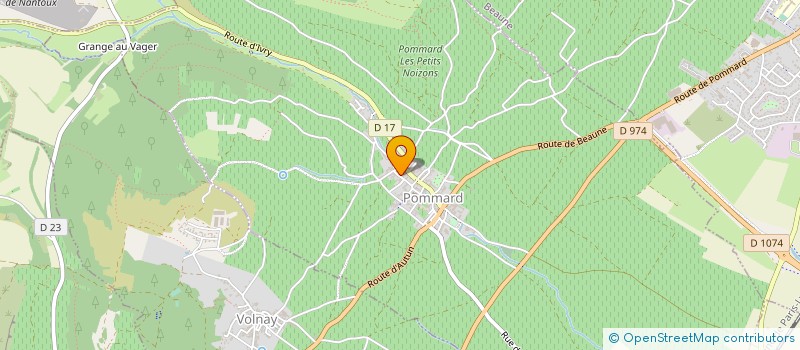 localisation de l'entreprise SCEA DOMAINE VIRELY-ROUGEOT à POMMARD