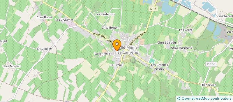 localisation de l'entreprise SCEA DOMAINES FLAUVILLE & MAINE ANDROUX à SAINT-MEME-LES-CARRIERES
