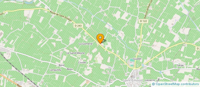 localisation de l'entreprise SCEA DOMAINES MANONCOURT à SAINT-EMILION