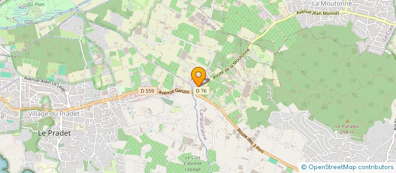 localisation de l'entreprise SCEA DONATI FLEUR DE LYS CANE  CARQUEIRANNE