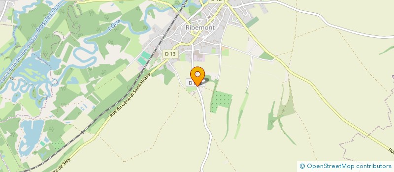 localisation de l'entreprise SCEA DOPHIE-PILOU  RIBEMONT