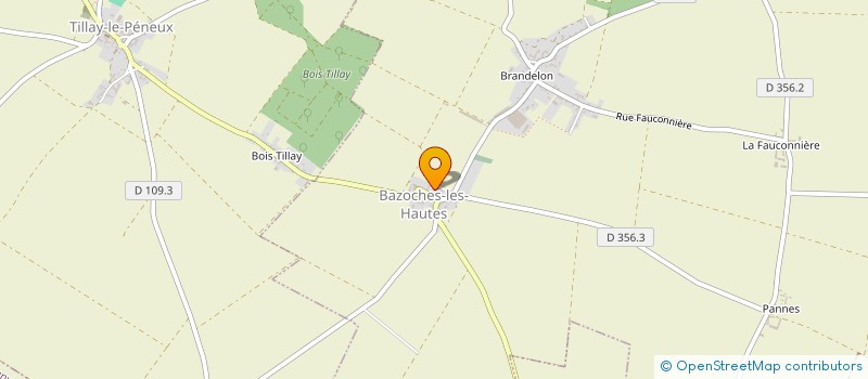 localisation de l'entreprise SCEA DORET à BAZOCHES-LES-HAUTES