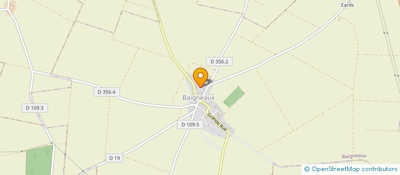 localisation de l'entreprise SCEA DOUSSET-CHASSINE à BAIGNEAUX