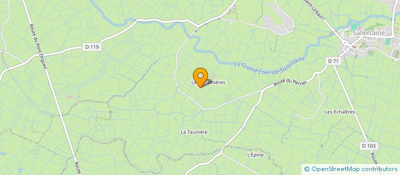 localisation de l'entreprise SCEA DOUX BERNARD à SALLERTAINE