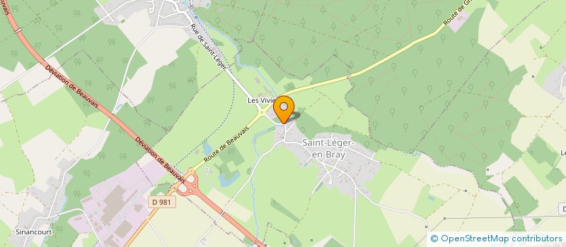 localisation de l'entreprise SCEA DRANEM  SAINT-LEGER-EN-BRAY