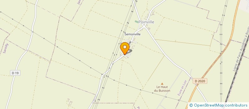 localisation de l'entreprise SCEA DU 45 PETIT SEMONVILLE à POINVILLE