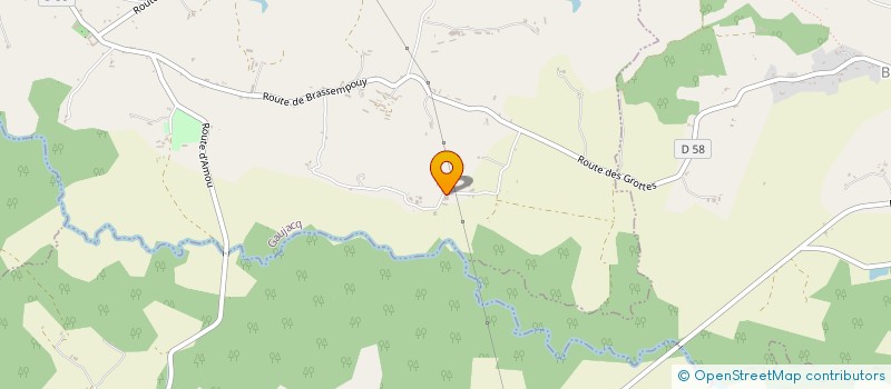 localisation de l'entreprise SCEA DU BARROUILLET  GAUJACQ