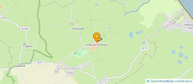 localisation de l'entreprise SCEA DU BAS DE FONTENAY à FONTENAY-SUR-MER