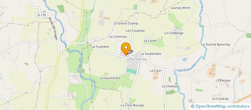 localisation de l'entreprise SCEA DU BAS MONTIER  ROMAGNY FONTENAY