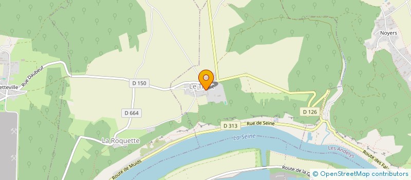 localisation de l'entreprise SCEA DU BASSET à LE THUIT