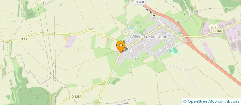 localisation de l'entreprise SCEA DU BECRES  VILLERS-LA-MONTAGNE