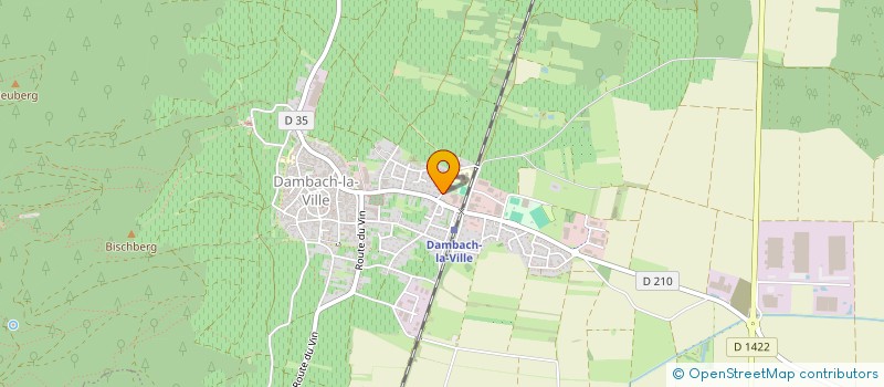 localisation de l'entreprise SCEA DU BERNSTEIN  DAMBACH-LA-VILLE