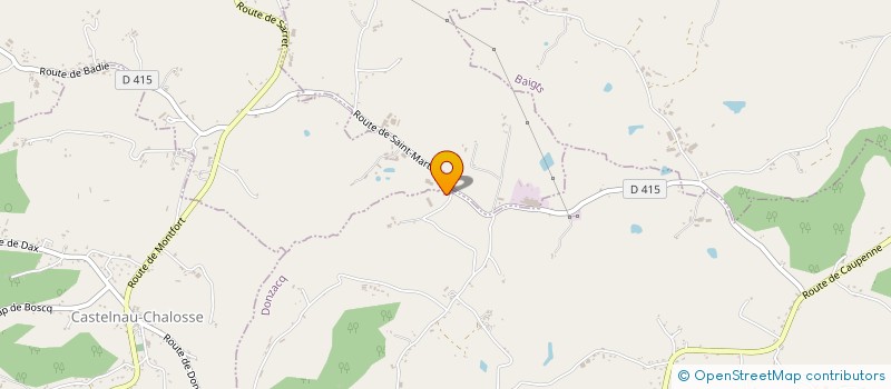 localisation de l'entreprise SCEA DU BIELLE  POMAREZ