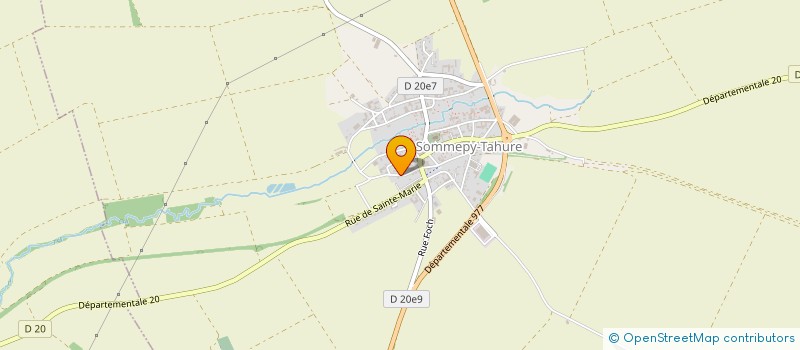 localisation de l'entreprise SCEA DU BLANC MONT  SOMMEPY-TAHURE