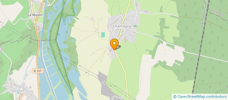 localisation de l'entreprise SCEA DU BLANCHARD à CHAMAGNE