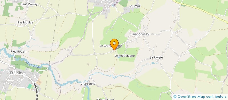 localisation de l'entreprise SCEA DU BOCAGE  AIGONDIGNE