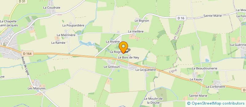 localisation de l'entreprise SCEA DU BOCAGE à LES TOUCHES