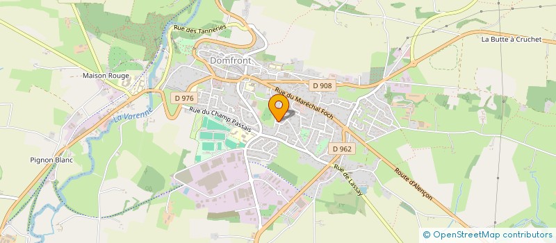 localisation de l'entreprise SCEA DU BOCAGE à DOMFRONT-EN-POIRAIE
