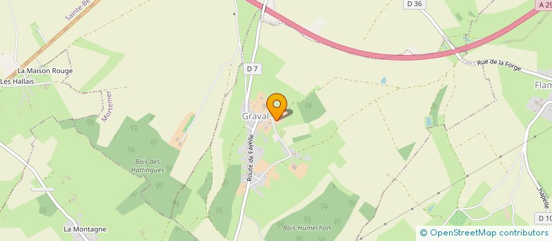 localisation de l'entreprise SCEA DU BOIS DE LA VIGNE  GRAVAL