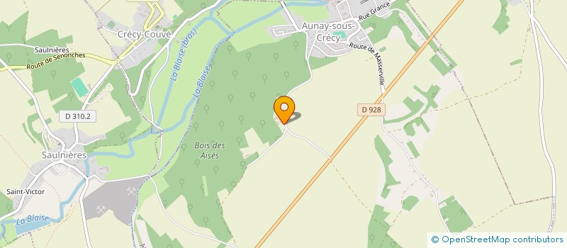 localisation de l'entreprise SCEA DU BOIS DES AISES à AUNAY-SOUS-CRECY