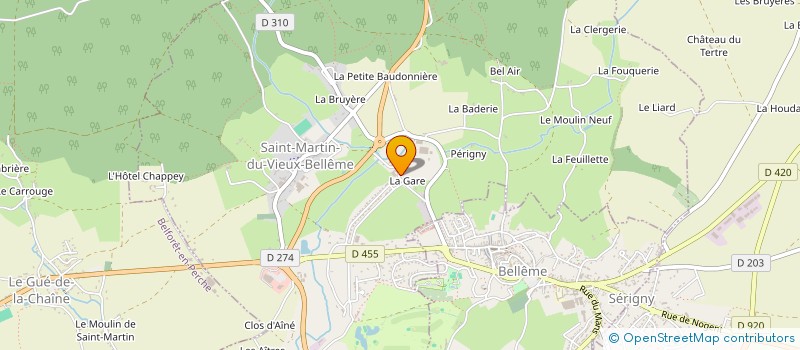 localisation de l'entreprise SCEA DU BOIS GONTHIER à ORIGNY-LE-ROUX