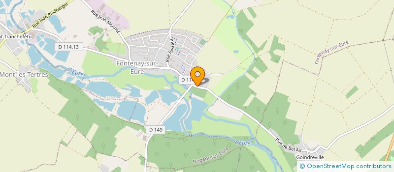 localisation de l'entreprise SCEA DU BOIS LAURENT à FONTENAY-SUR-EURE