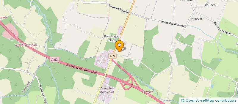 localisation de l'entreprise SCEA DU BOIS MAJOU à AILLAS