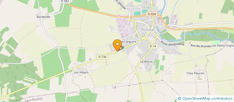 localisation de l'entreprise SCEA DU BOIS MIGNON à ROUILLAC