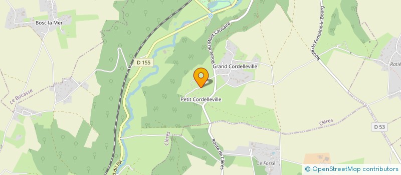 localisation de l'entreprise SCEA DU BOLHARD  CLERES