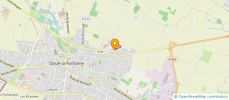 localisation de l'entreprise SCEA DU BON TEMPS à DOUE-EN-ANJOU