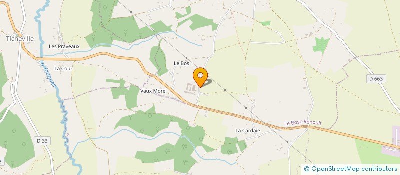 localisation de l'entreprise SCEA DU BOSCOR à LE BOSC-RENOULT