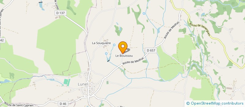 localisation de l'entreprise SCEA DU BOUISSOU  SAINT-FELIX-DE-LUNEL